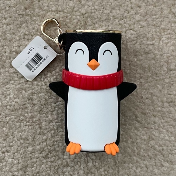Bath & Body Works Accessories - Bath & Body Works Holiday Penguin Hand Sanitizer Spray Holder